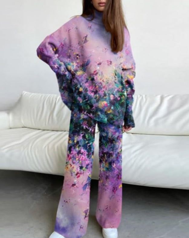 Sandra - Set mit abstraktem Print
