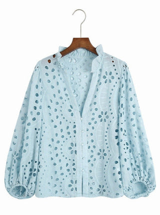 Barbara - Bestickte Bluse