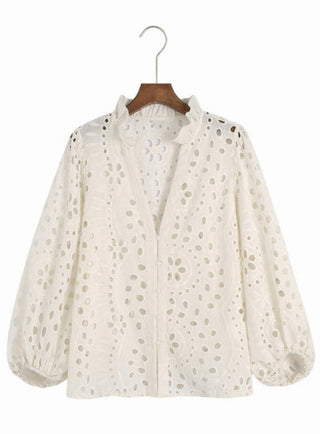 Barbara - Bestickte Bluse