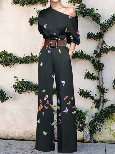 Brigitte - Bedruckter Jumpsuit