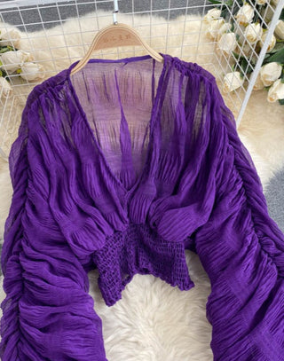 Rosemarie - Puffärmel-Bluse