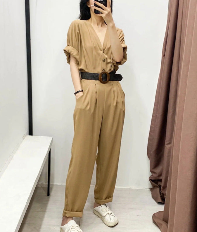 Annemarie - Jumpsuit mit Gürtel
