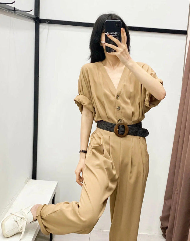 Annemarie - Jumpsuit mit Gürtel