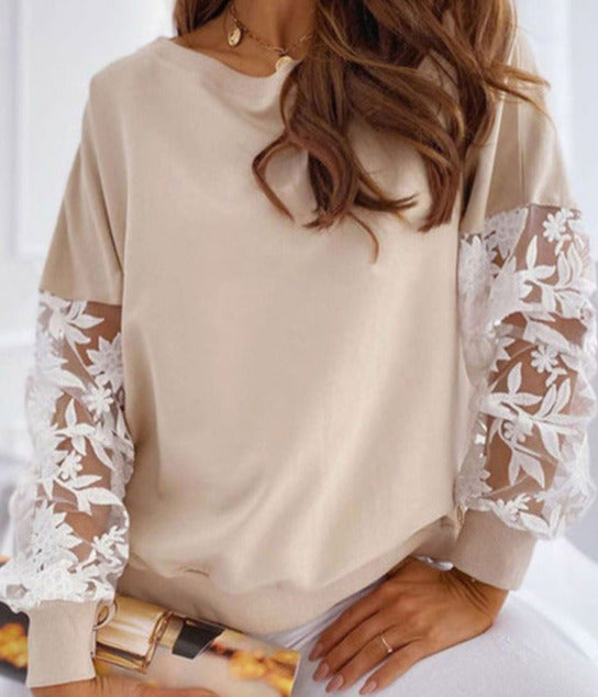 Svea - Spitzenkragen-Shirt
