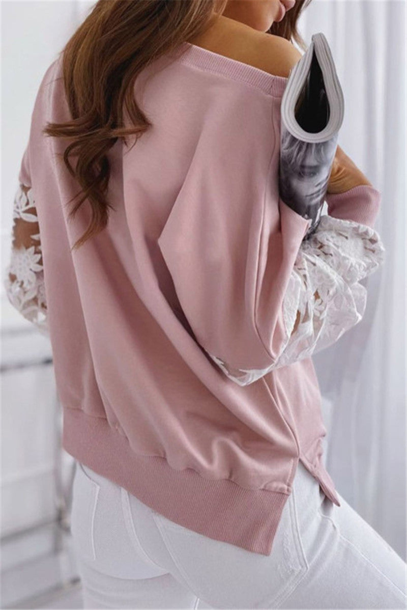 Svea - Spitzenkragen-Shirt