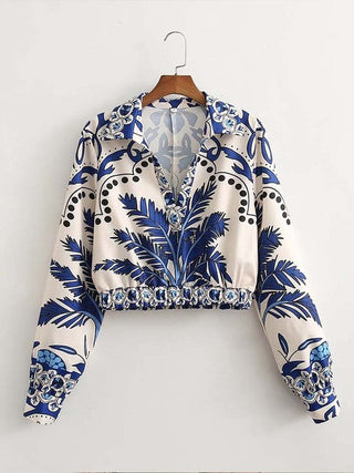 Mia - Bluse mit langem Rock