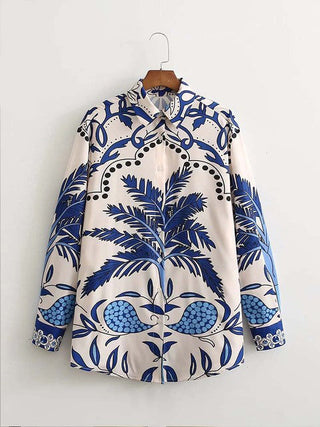 Mia - Bluse mit langem Rock