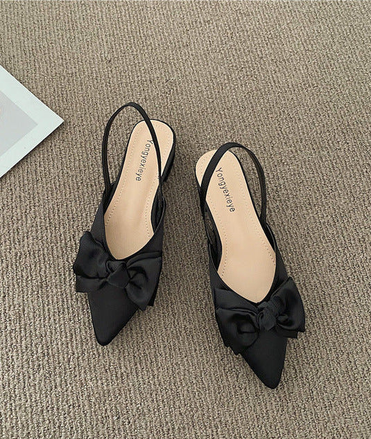 Cäcilia - Slingbacks mit Schleife