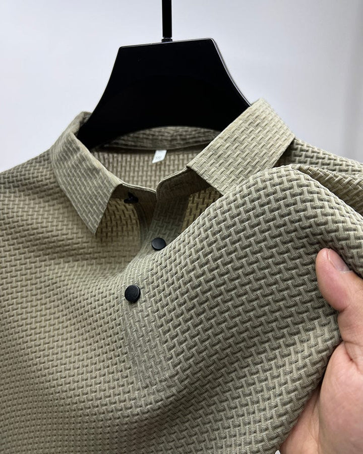 Quirin - Strukturiertes Poloshirt